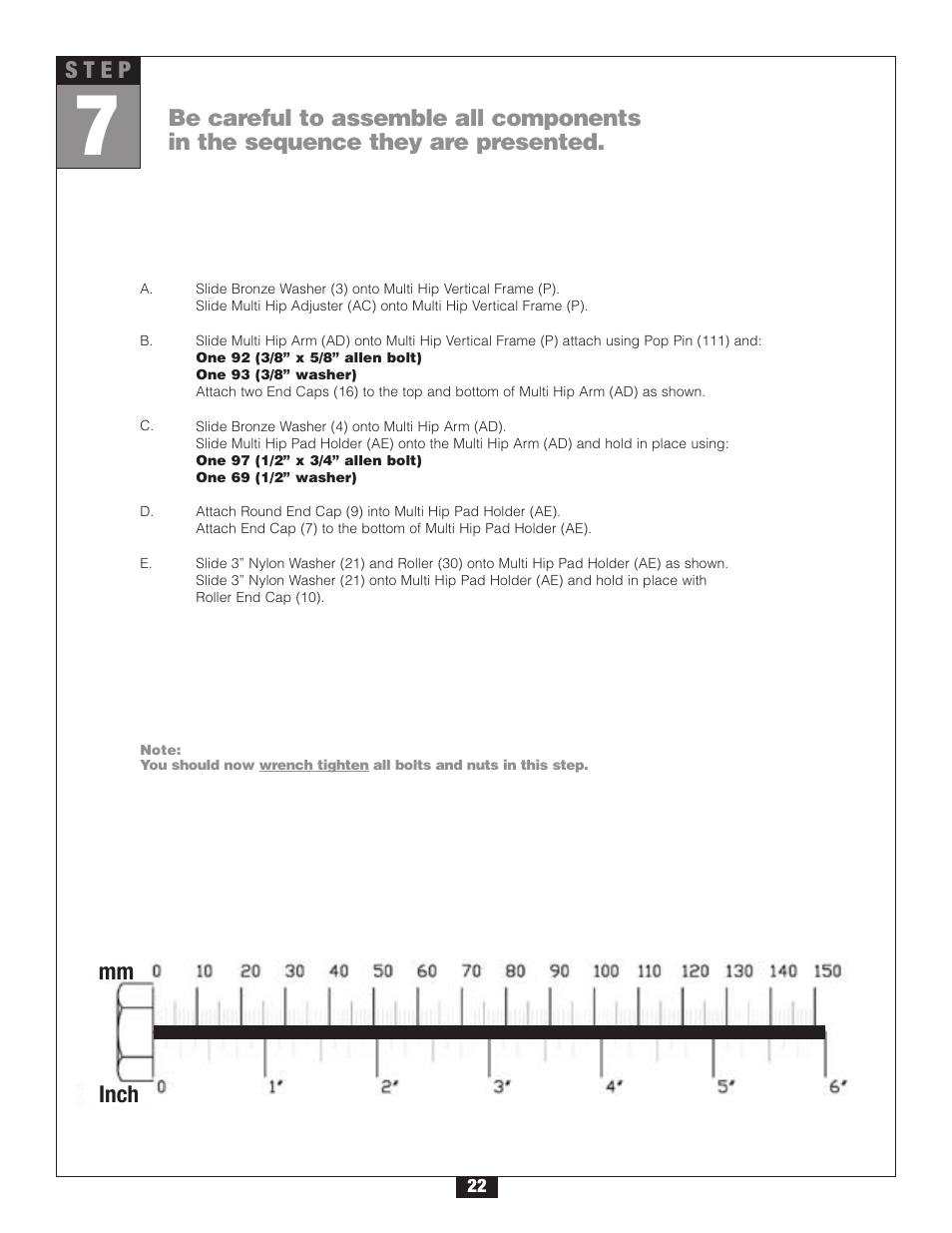 S t e p | Body Solid G2B User Manual | Page 22 / 86