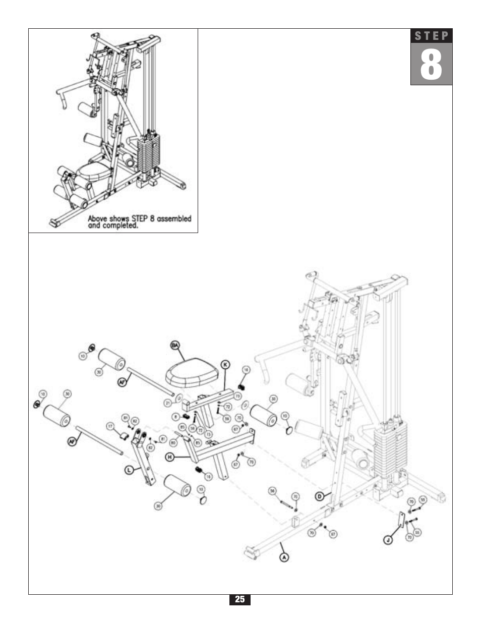 Body Solid G2B User Manual | Page 25 / 86