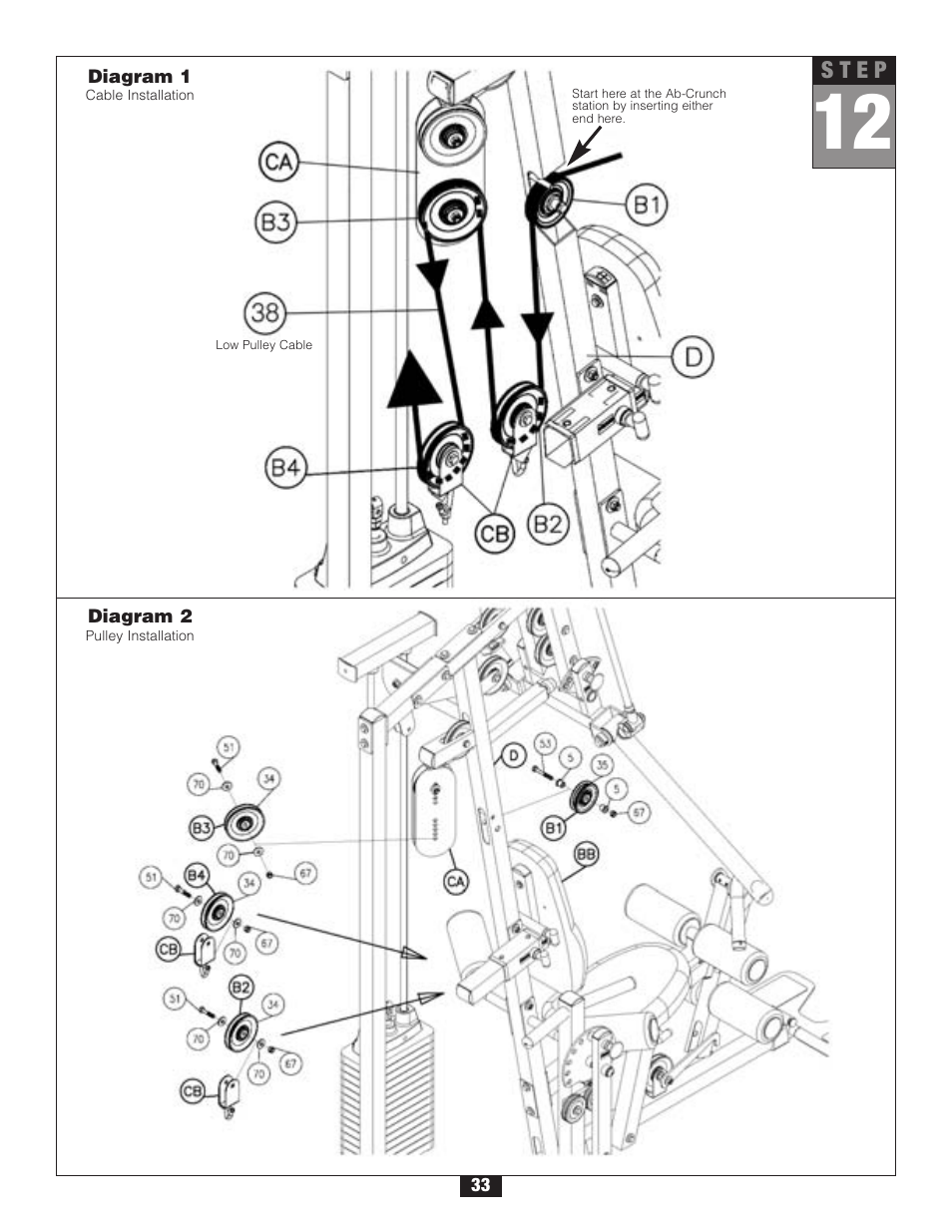 Body Solid G2B User Manual | Page 33 / 86