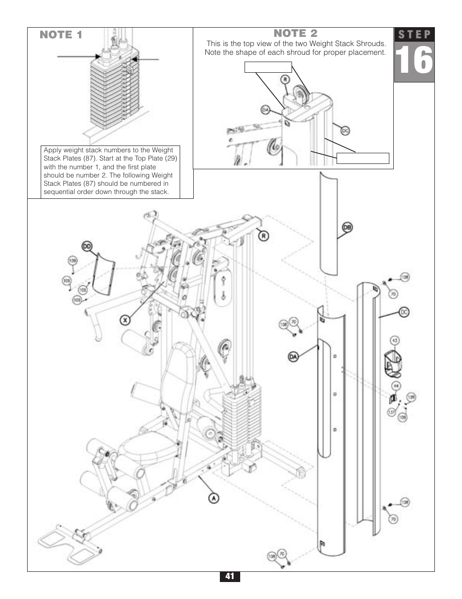 Body Solid G2B User Manual | Page 41 / 86