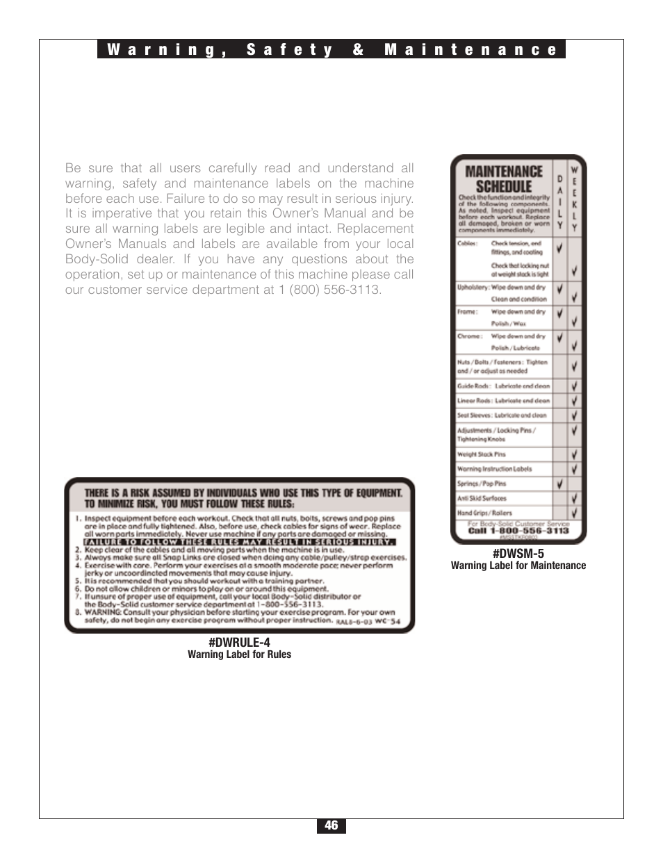 Body Solid G2B User Manual | Page 46 / 86