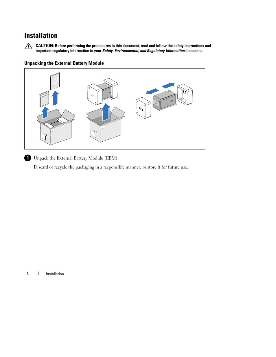 Installation | Dell UPS 1920T User Manual | Page 6 / 60