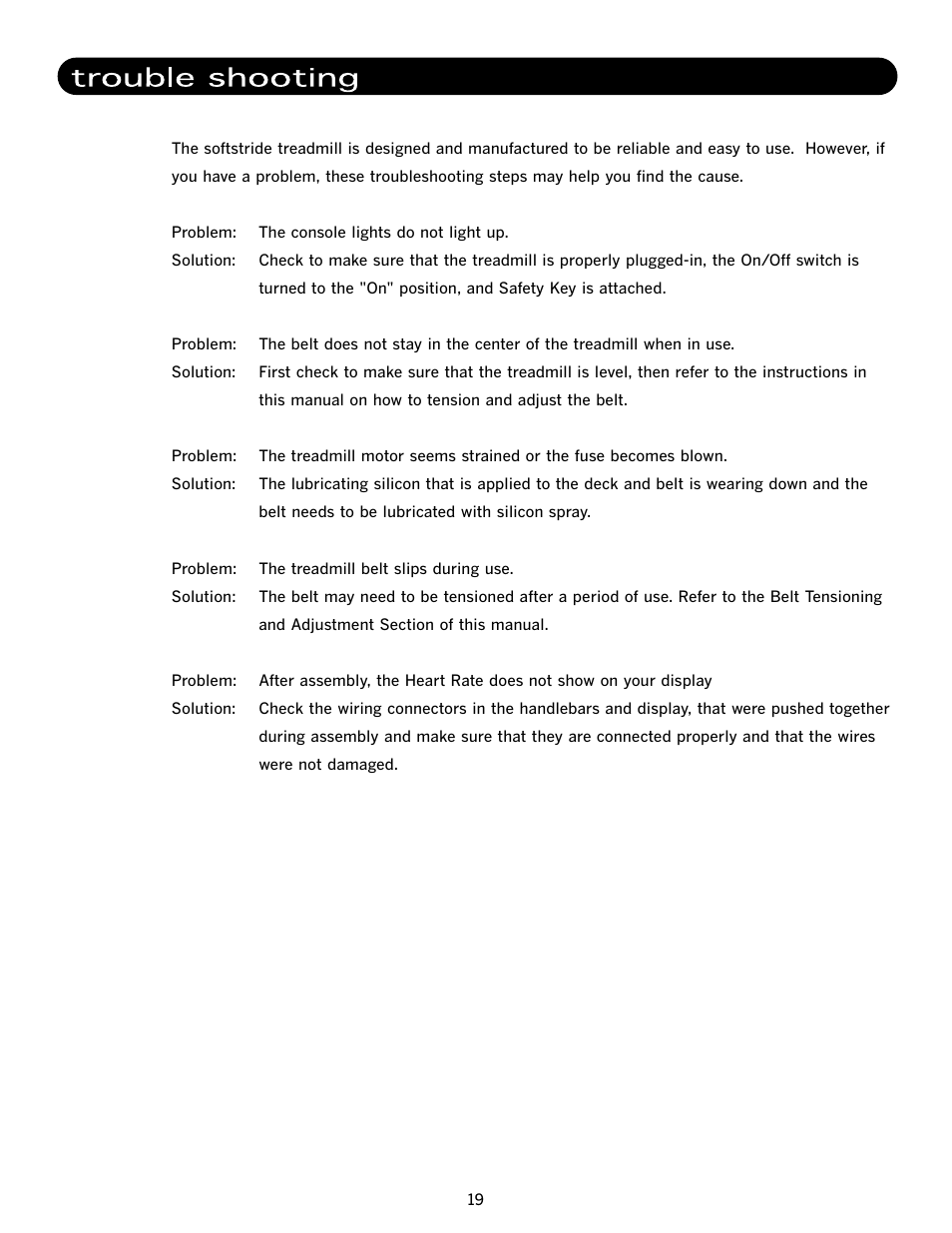 Body Solid 1.3 User Manual | Page 23 / 28