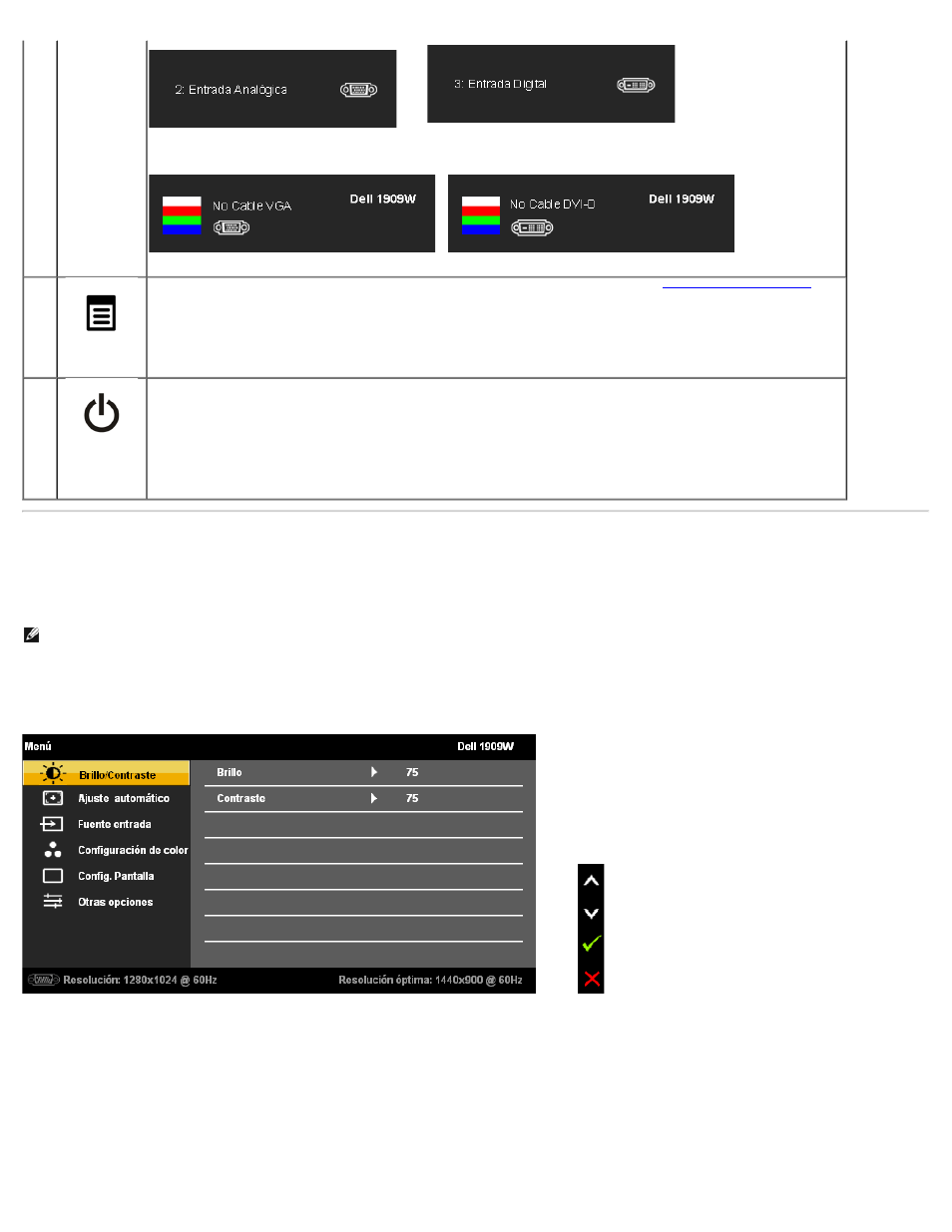 Uso del menú en pantalla (osd), Acceso al sistema de menú | Dell 1909Wb Monitor User Manual | Page 67 / 81