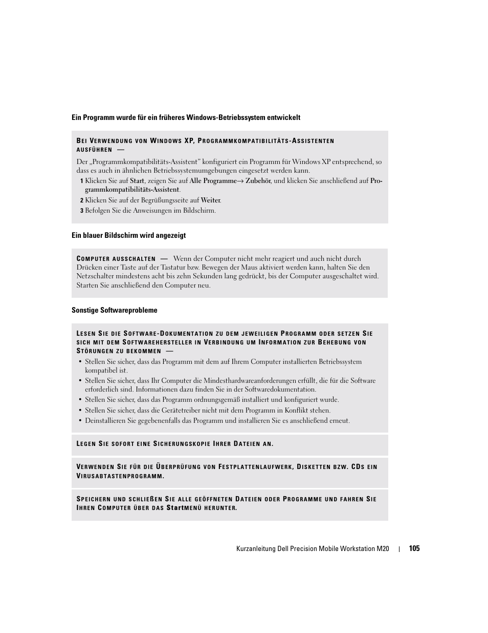 Dell Precision M20 User Manual | Page 105 / 168