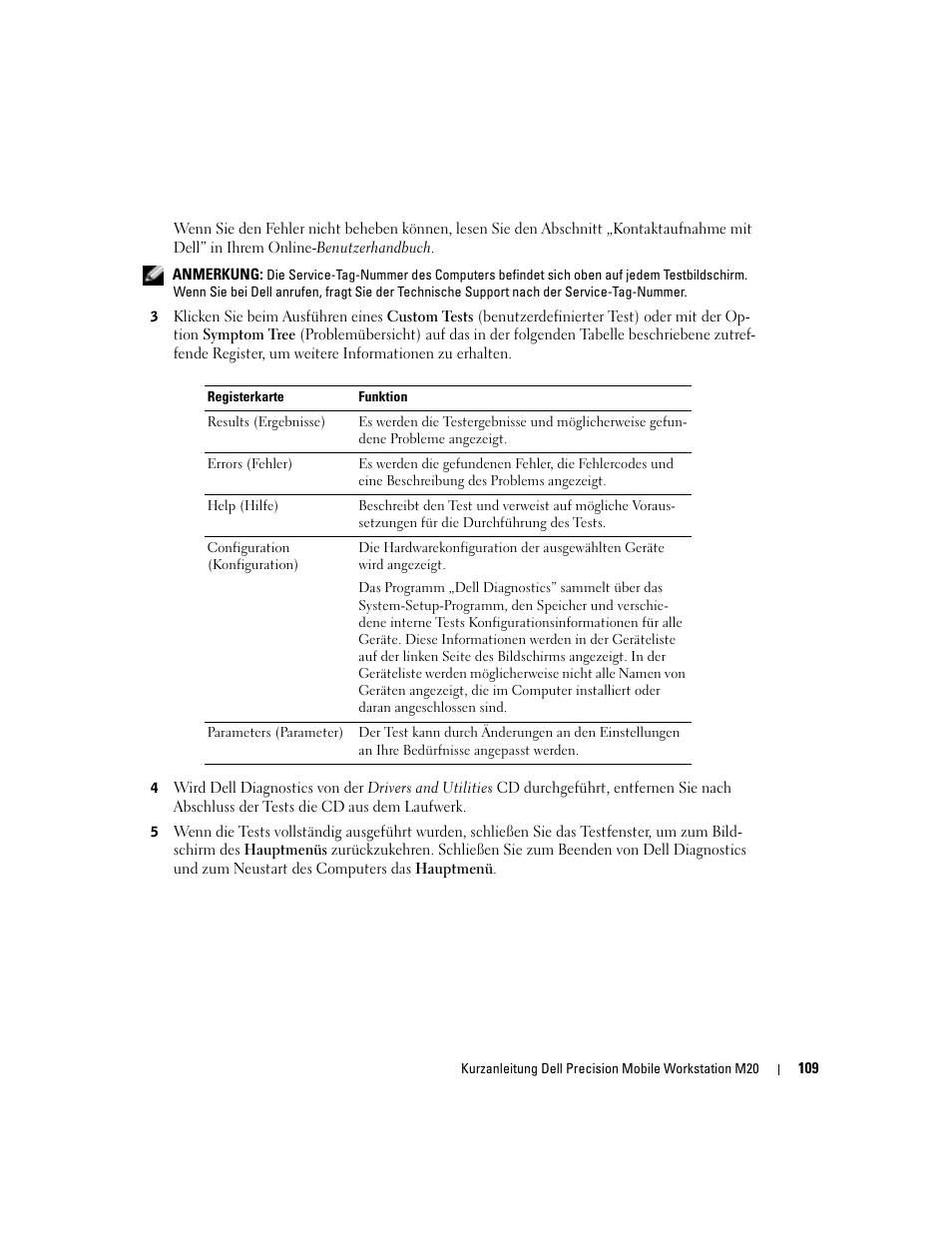 Dell Precision M20 User Manual | Page 109 / 168