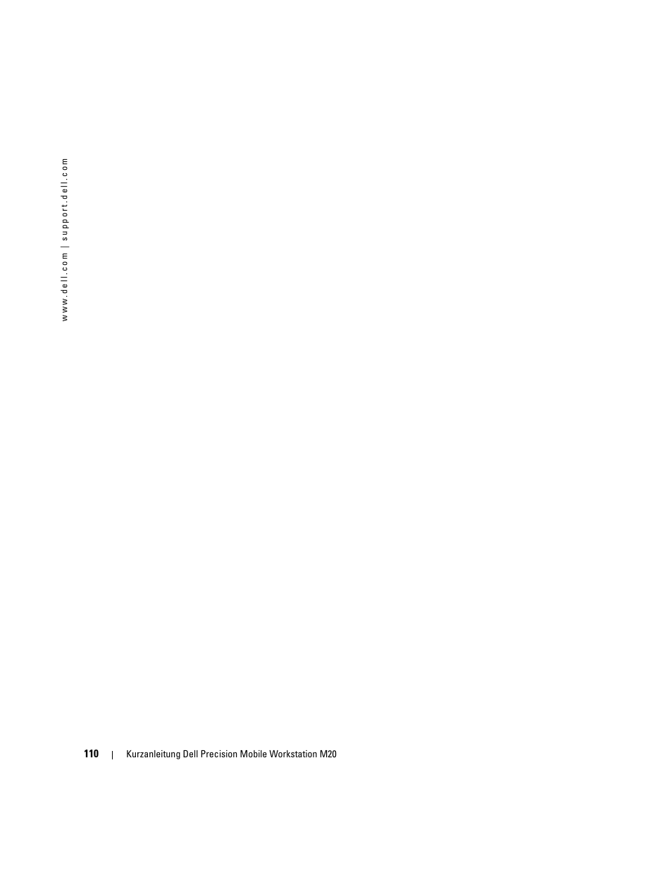 Dell Precision M20 User Manual | Page 110 / 168