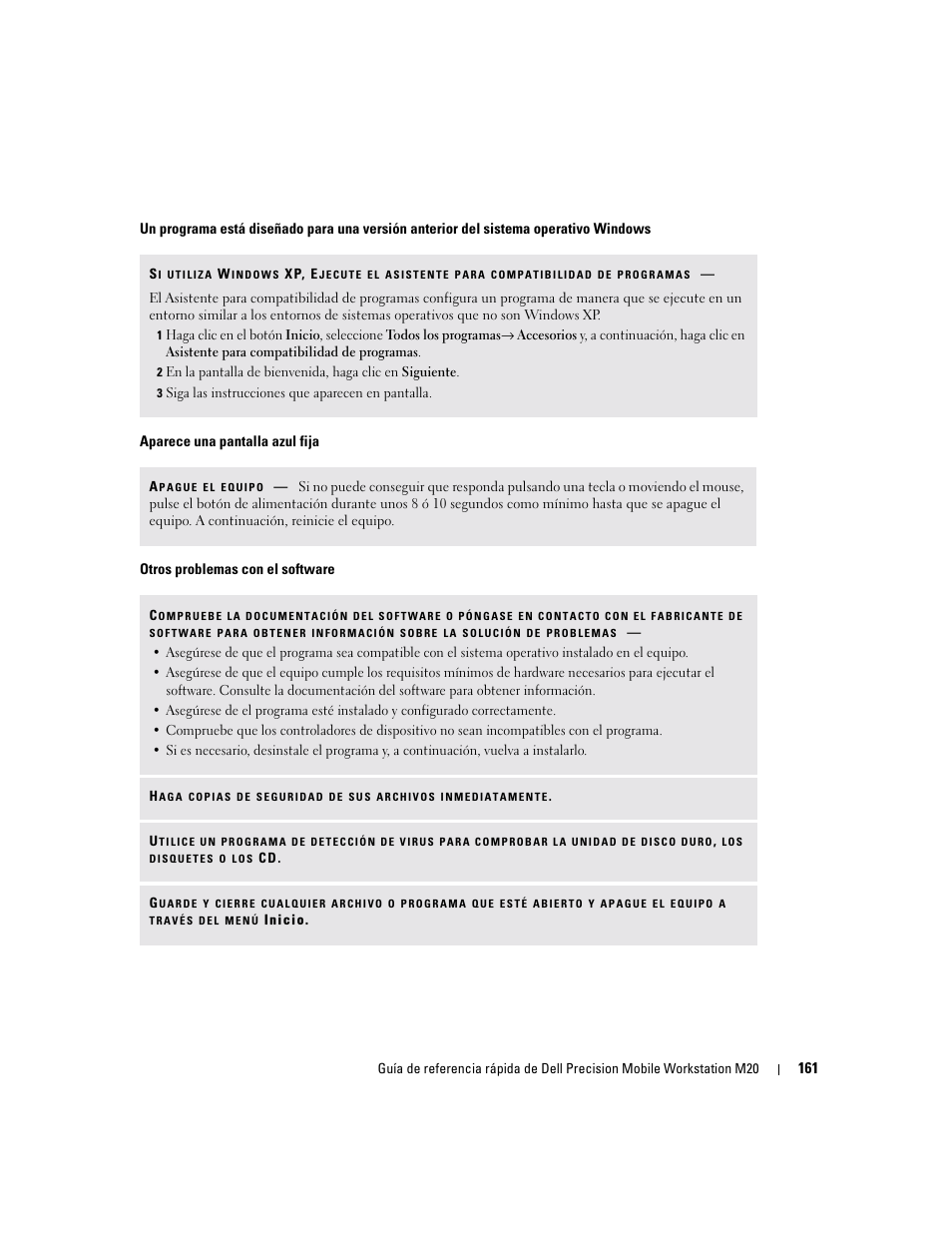 Dell Precision M20 User Manual | Page 161 / 168