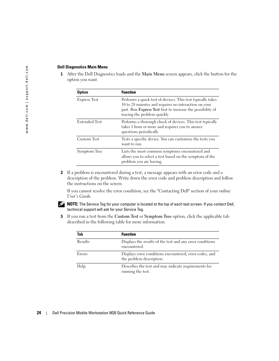 Dell Precision M20 User Manual | Page 24 / 168