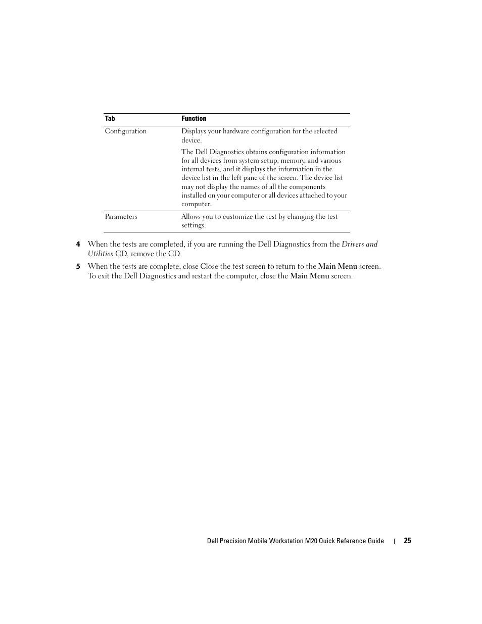 Dell Precision M20 User Manual | Page 25 / 168