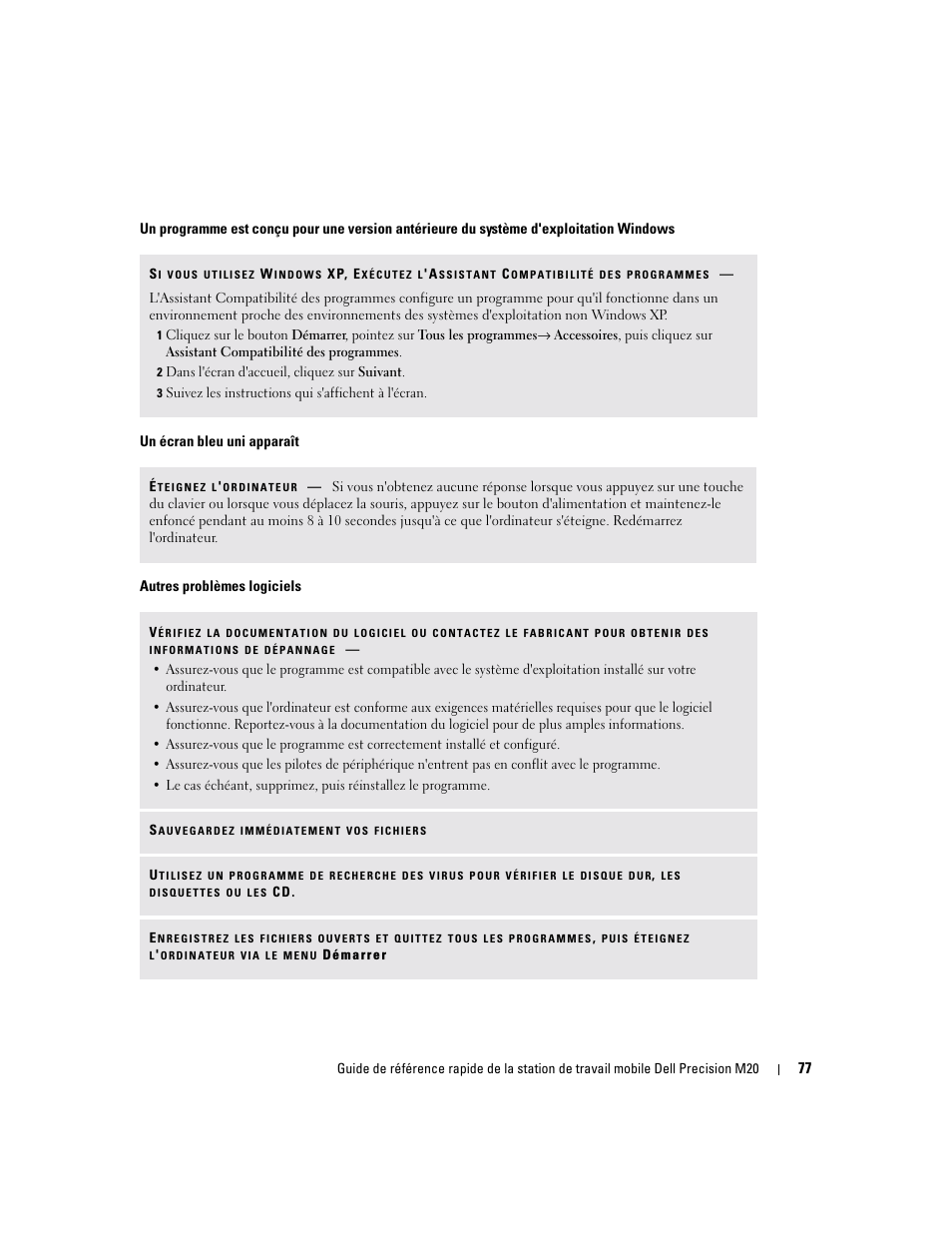 Dell Precision M20 User Manual | Page 77 / 168