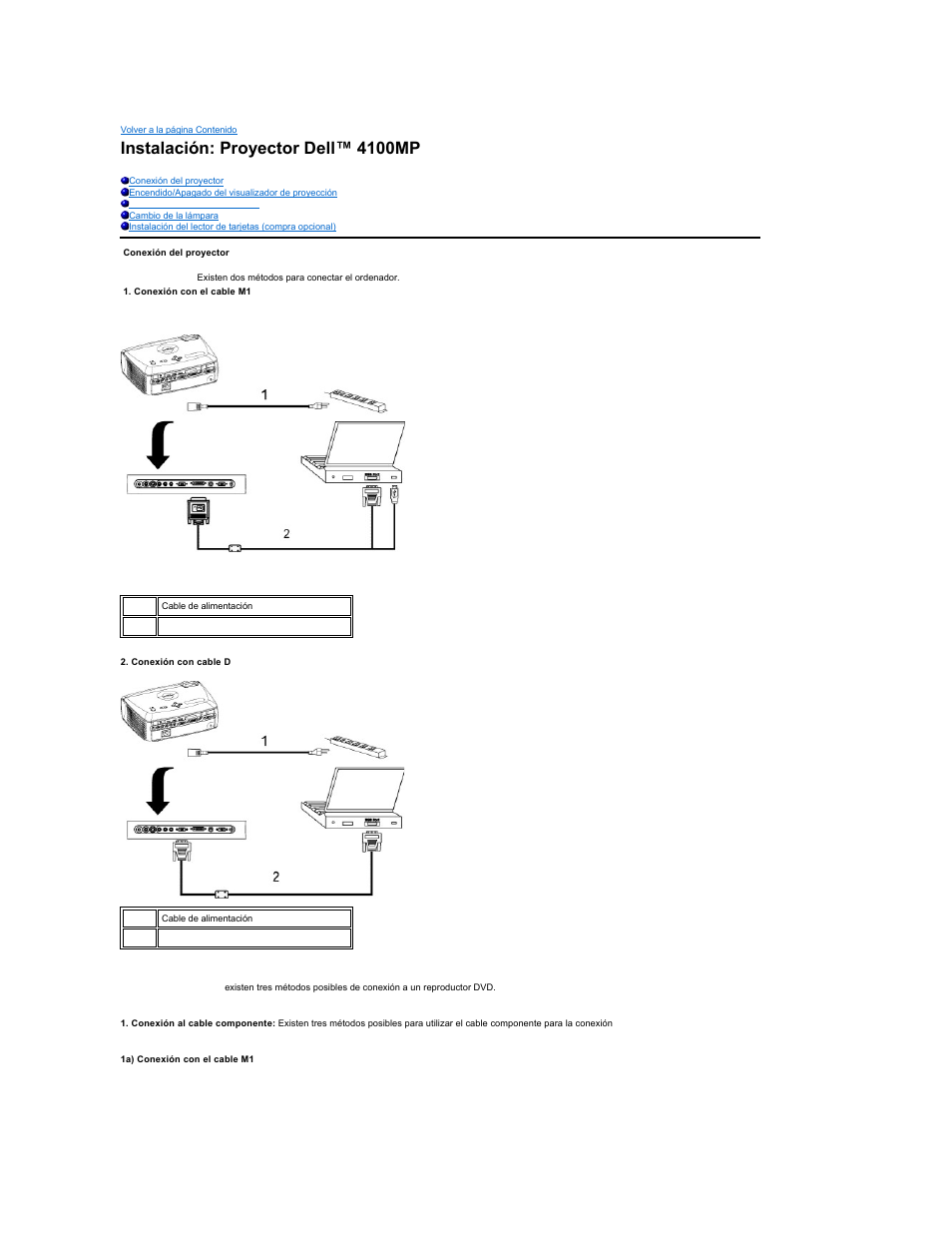 Instalación: proyector dell™ 4100mp | Dell Projector 4100MP User Manual | Page 13 / 47