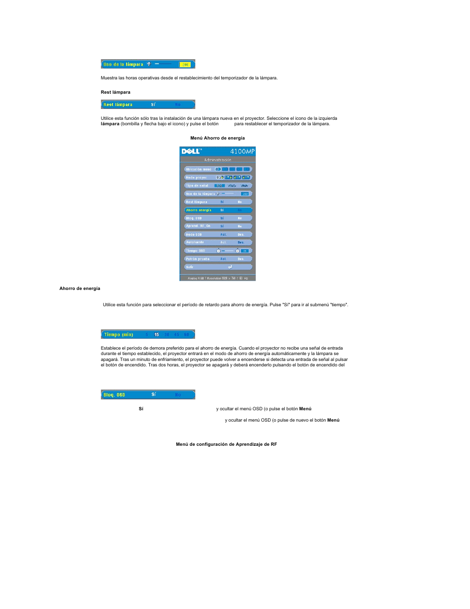 Dell Projector 4100MP User Manual | Page 39 / 47
