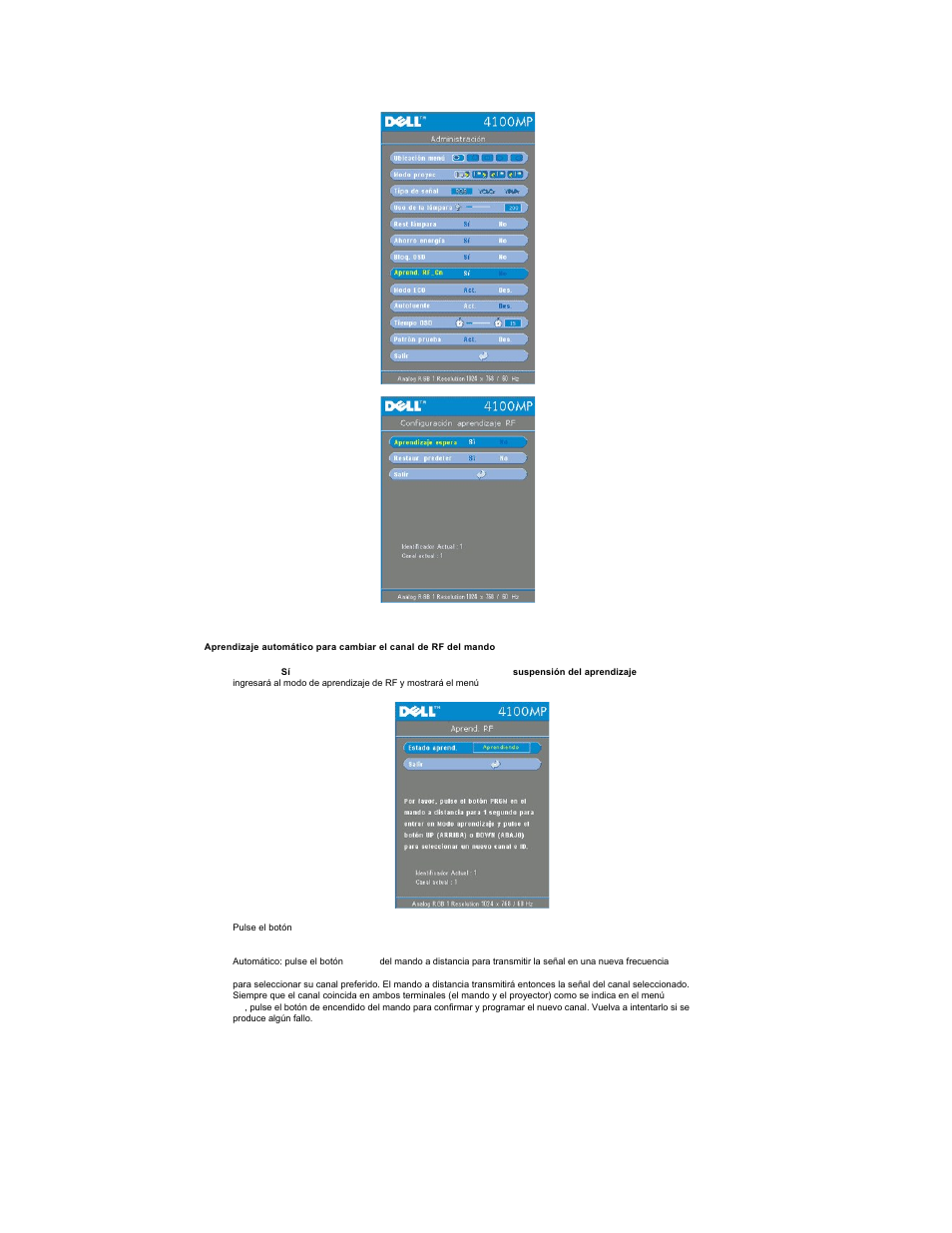 Dell Projector 4100MP User Manual | Page 40 / 47