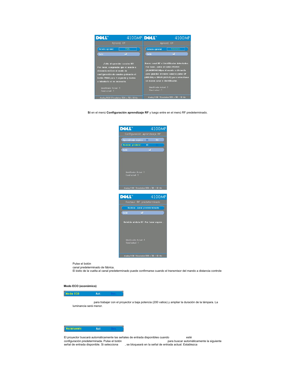 Dell Projector 4100MP User Manual | Page 41 / 47