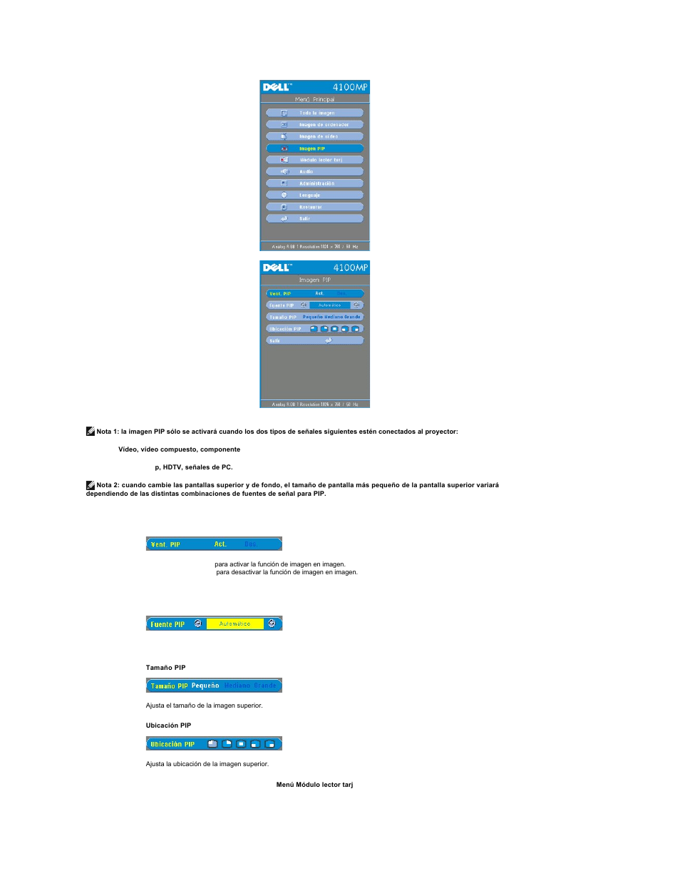 Dell Projector 4100MP User Manual | Page 43 / 47