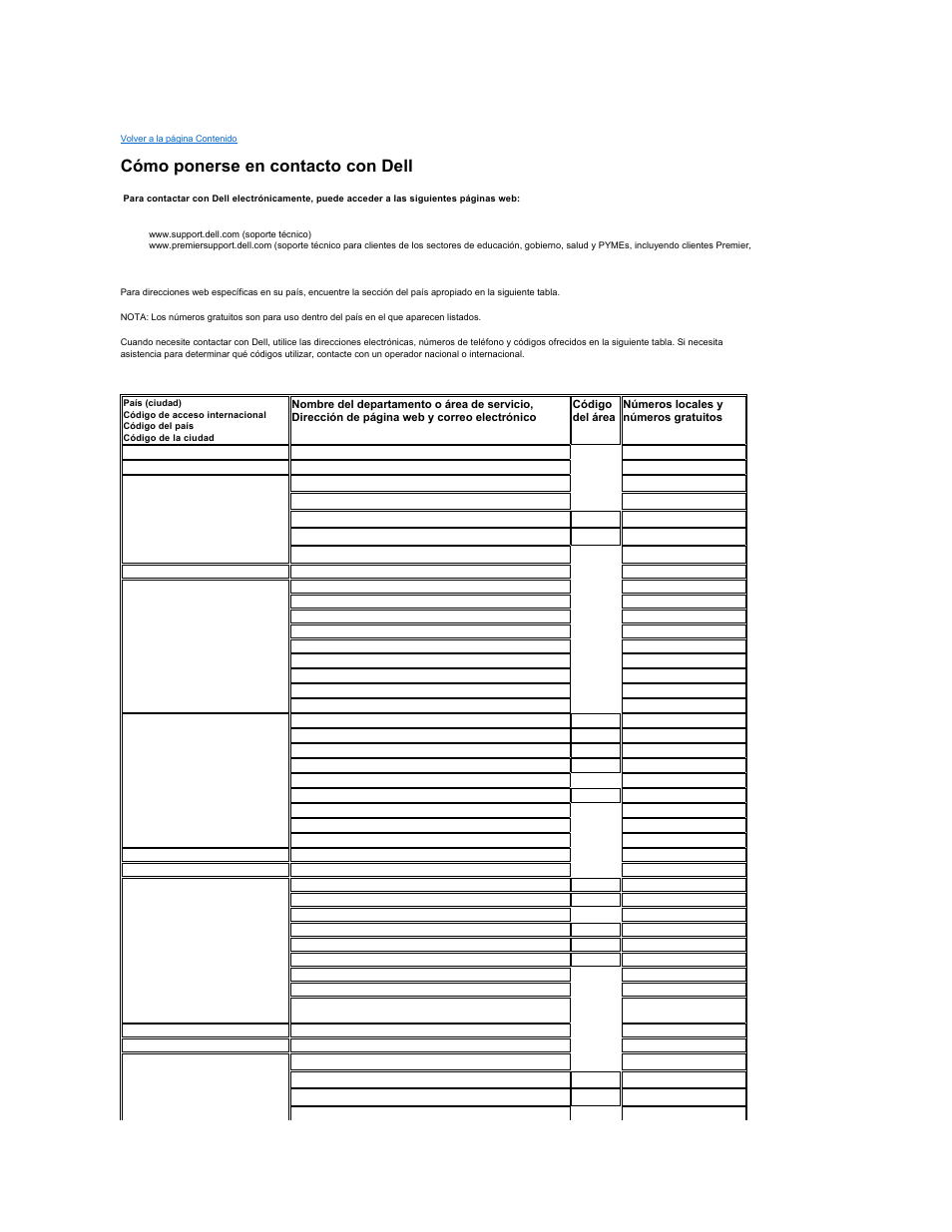 Cómo ponerse en contacto con dell | Dell Projector 4100MP User Manual | Page 7 / 47