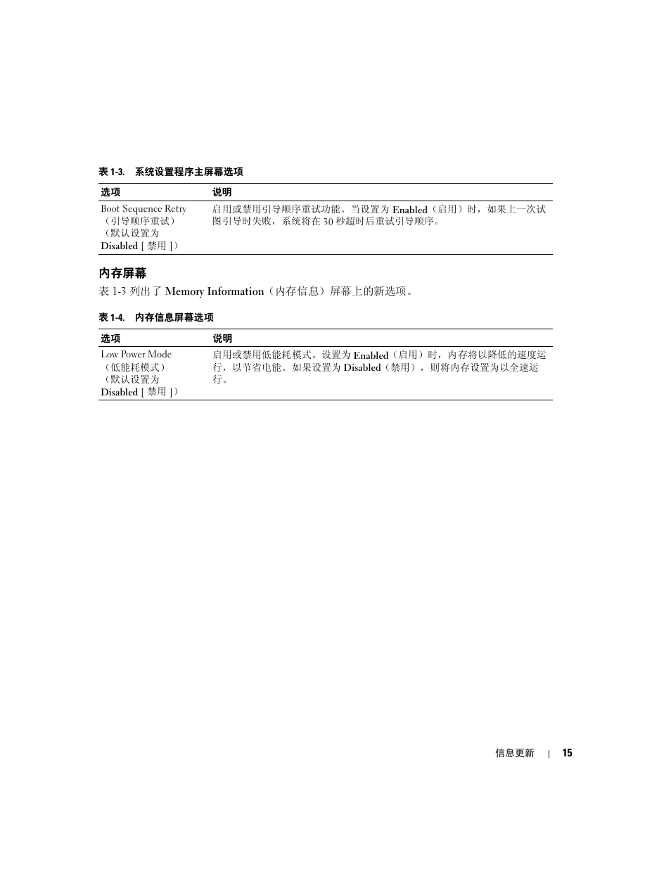 内存屏幕 | Dell POWEREDGE 1955 User Manual | Page 17 / 58