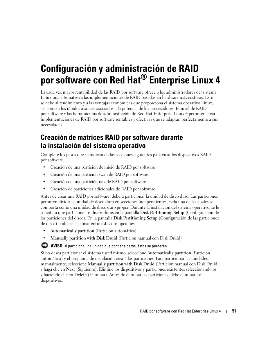 Enterprise linux 4 | Dell Software RAID with Red Hat Enterprise Linux4 User Manual | Page 53 / 58