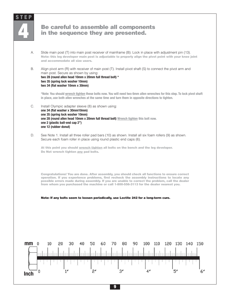 S t e p | Body Solid FID 46 User Manual | Page 10 / 46