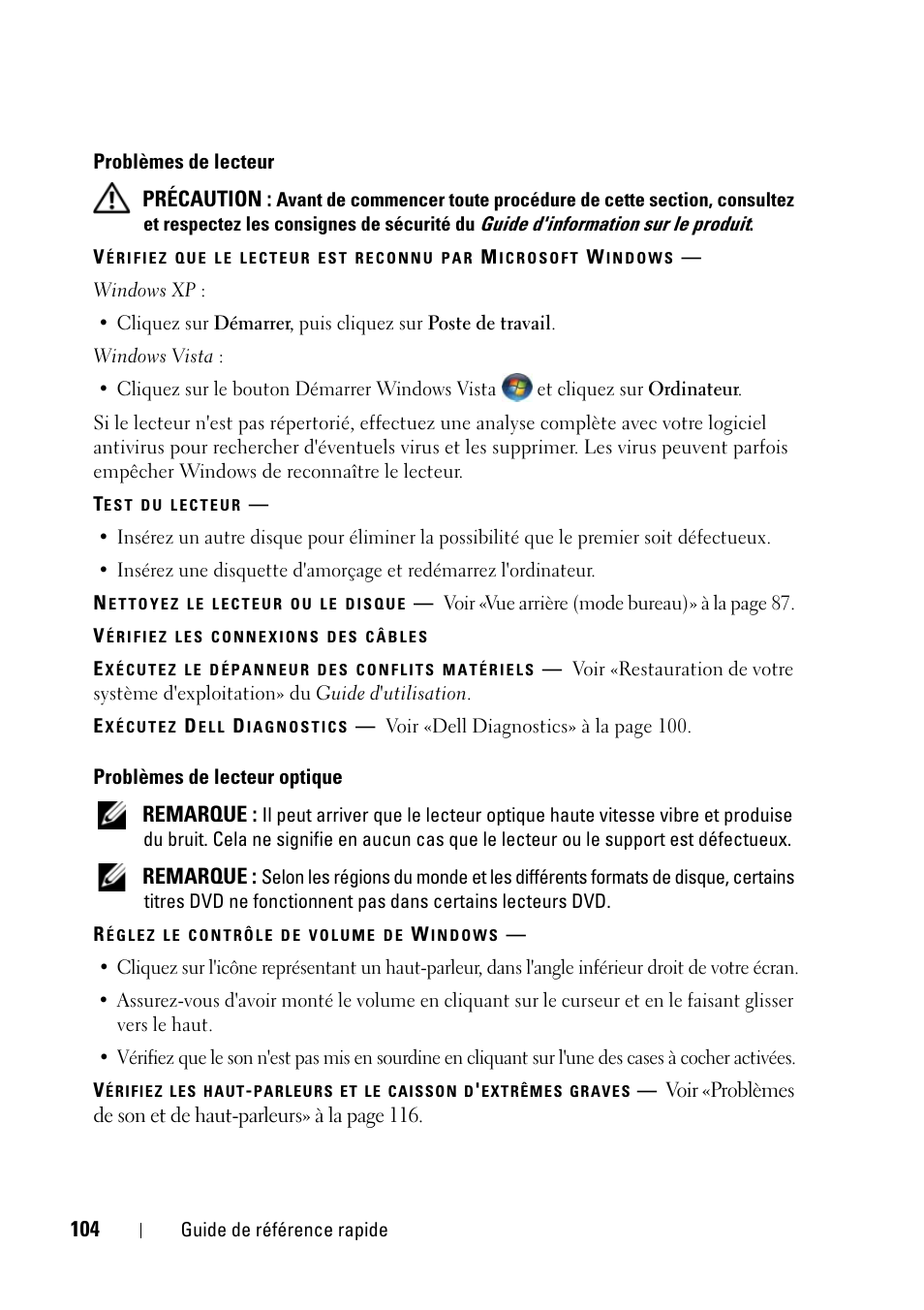 Dell Precision T5400 (Late 2007) User Manual | Page 104 / 258