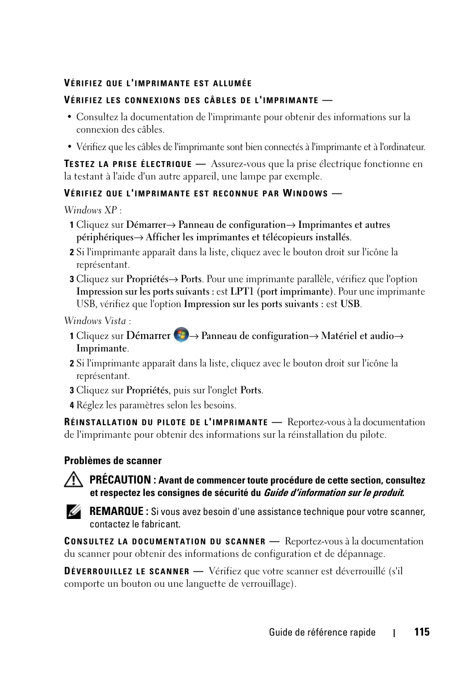 Dell Precision T5400 (Late 2007) User Manual | Page 115 / 258