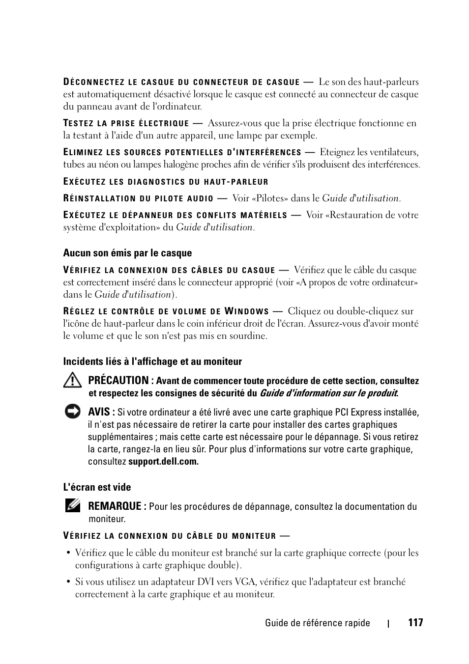 Dell Precision T5400 (Late 2007) User Manual | Page 117 / 258