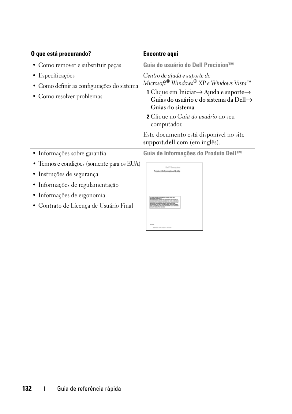 Dell Precision T5400 (Late 2007) User Manual | Page 132 / 258