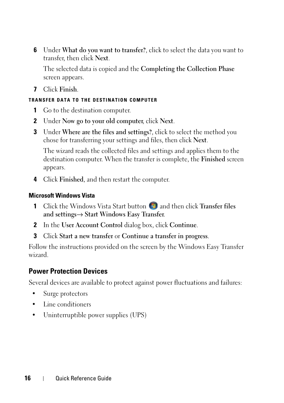 Power protection devices | Dell Precision T5400 (Late 2007) User Manual | Page 16 / 258