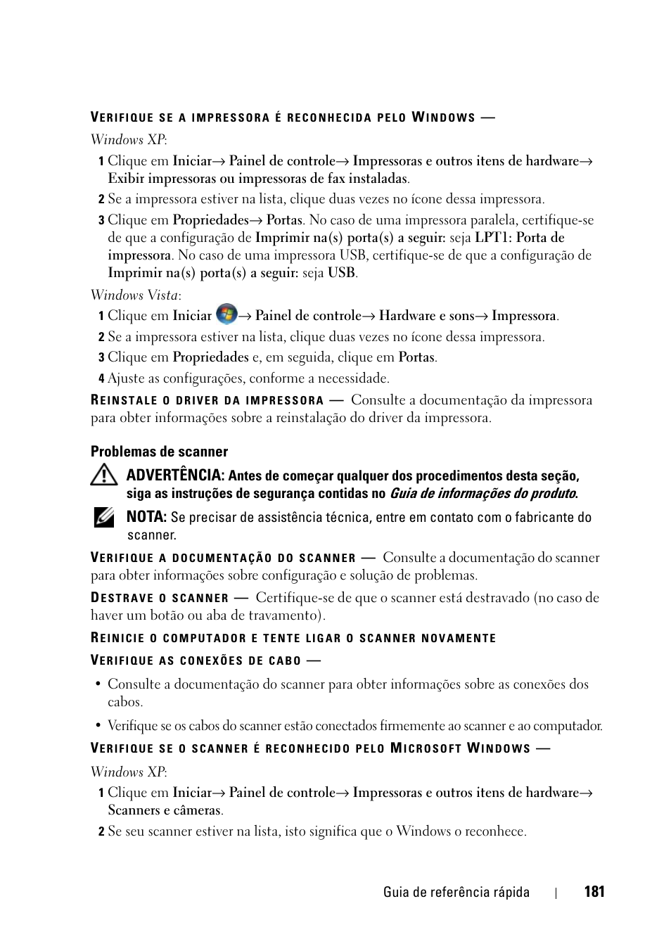 Dell Precision T5400 (Late 2007) User Manual | Page 181 / 258