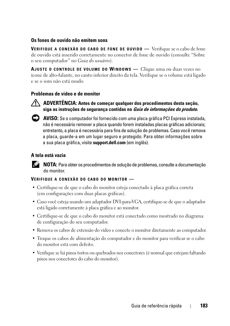 Dell Precision T5400 (Late 2007) User Manual | Page 183 / 258