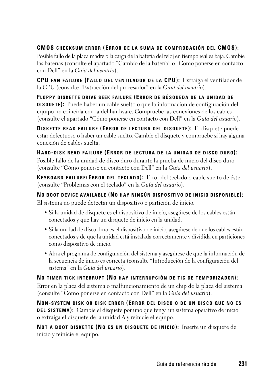 Dell Precision T5400 (Late 2007) User Manual | Page 231 / 258