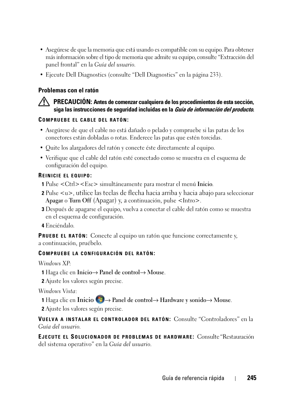 Dell Precision T5400 (Late 2007) User Manual | Page 245 / 258