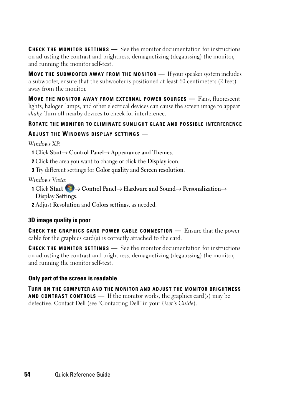 Start | Dell Precision T5400 (Late 2007) User Manual | Page 54 / 258