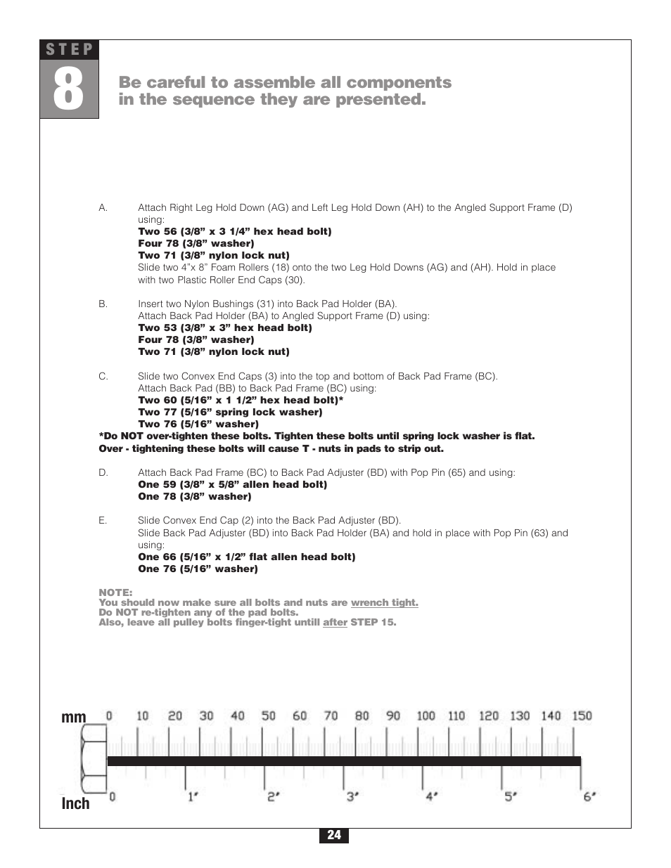 Body Solid G6B User Manual | Page 24 / 90