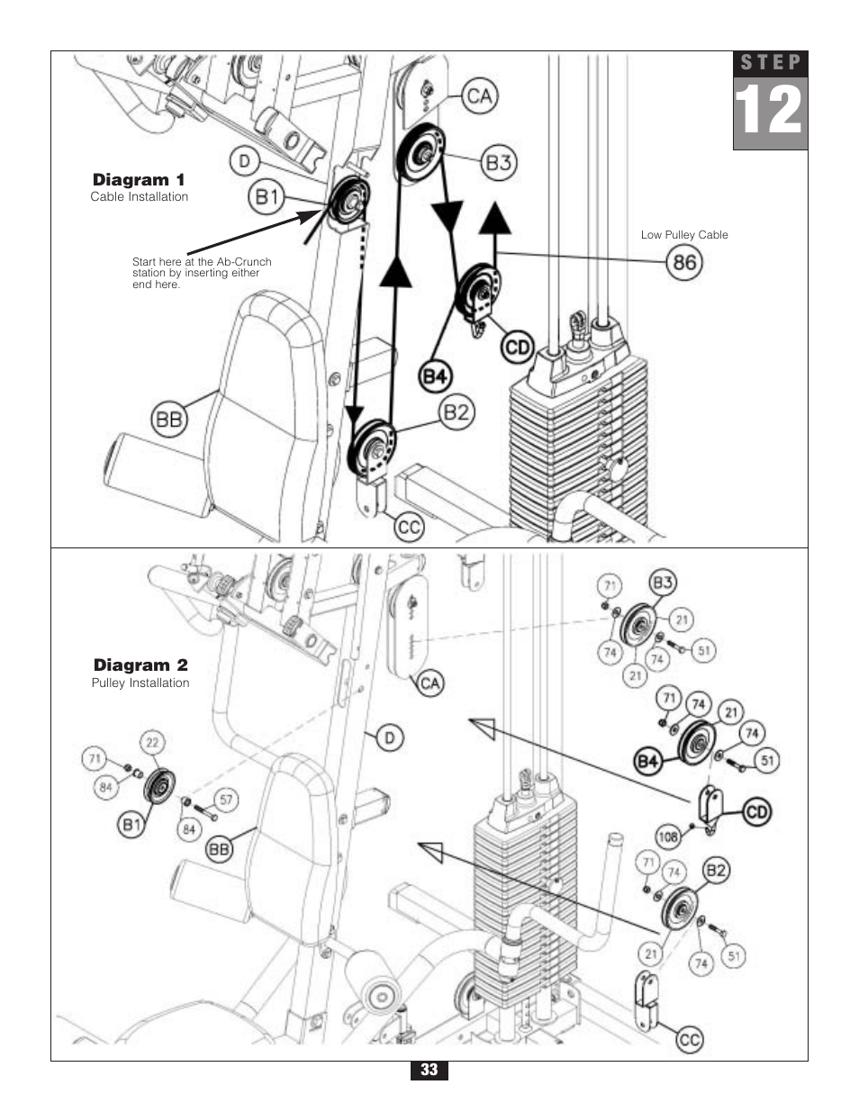 Body Solid G6B User Manual | Page 33 / 90