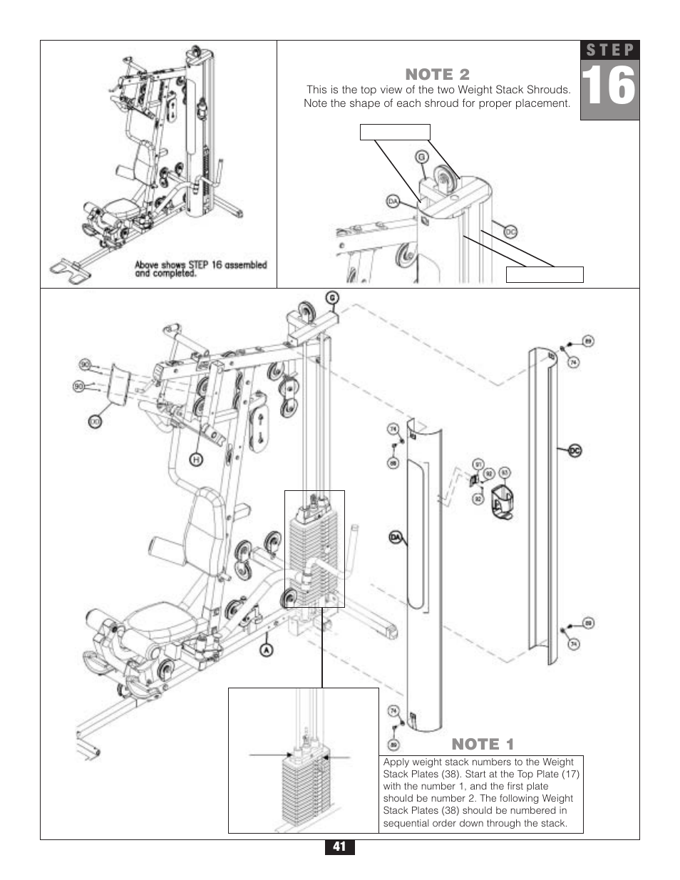 Body Solid G6B User Manual | Page 41 / 90