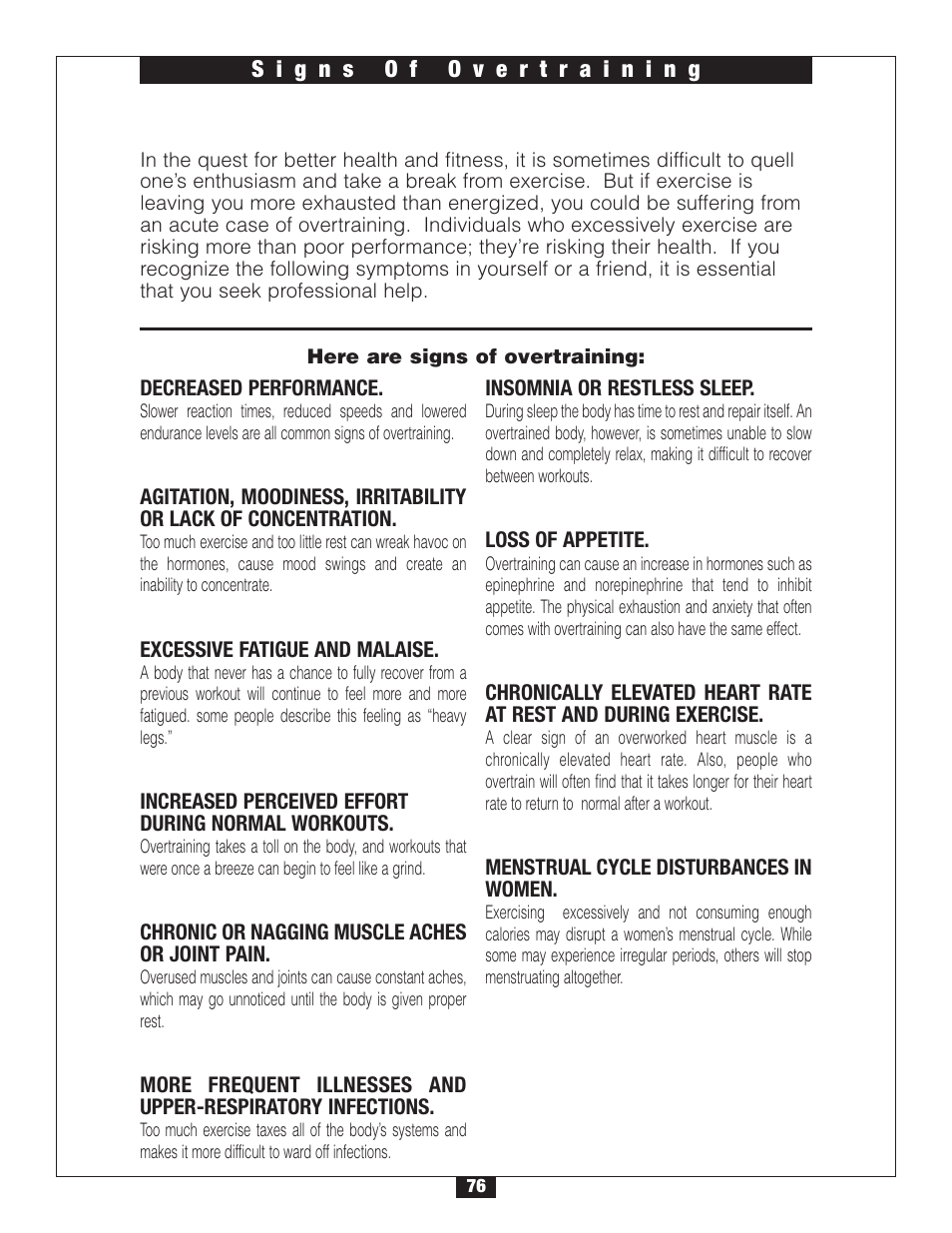 Body Solid G6B User Manual | Page 76 / 90