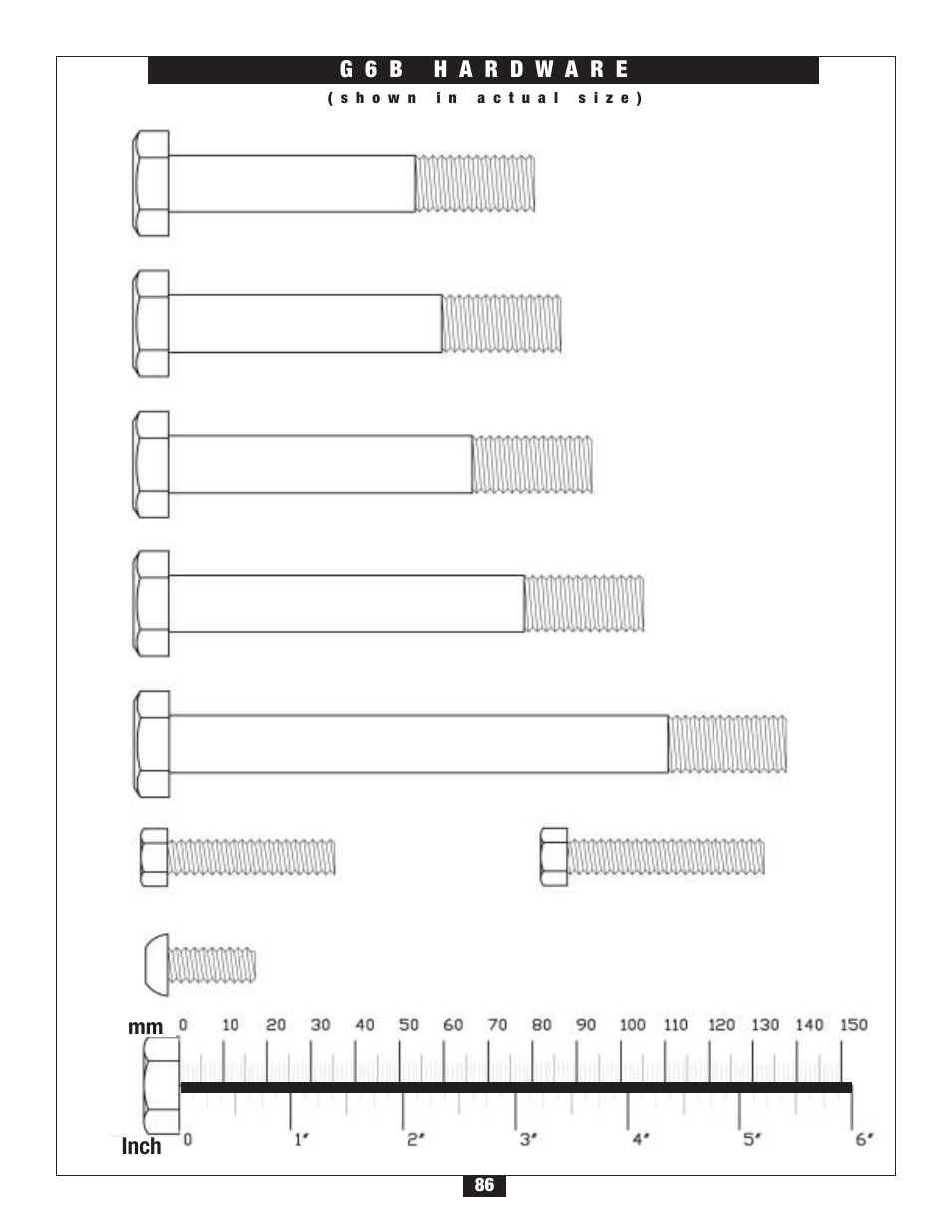 Body Solid G6B User Manual | Page 86 / 90