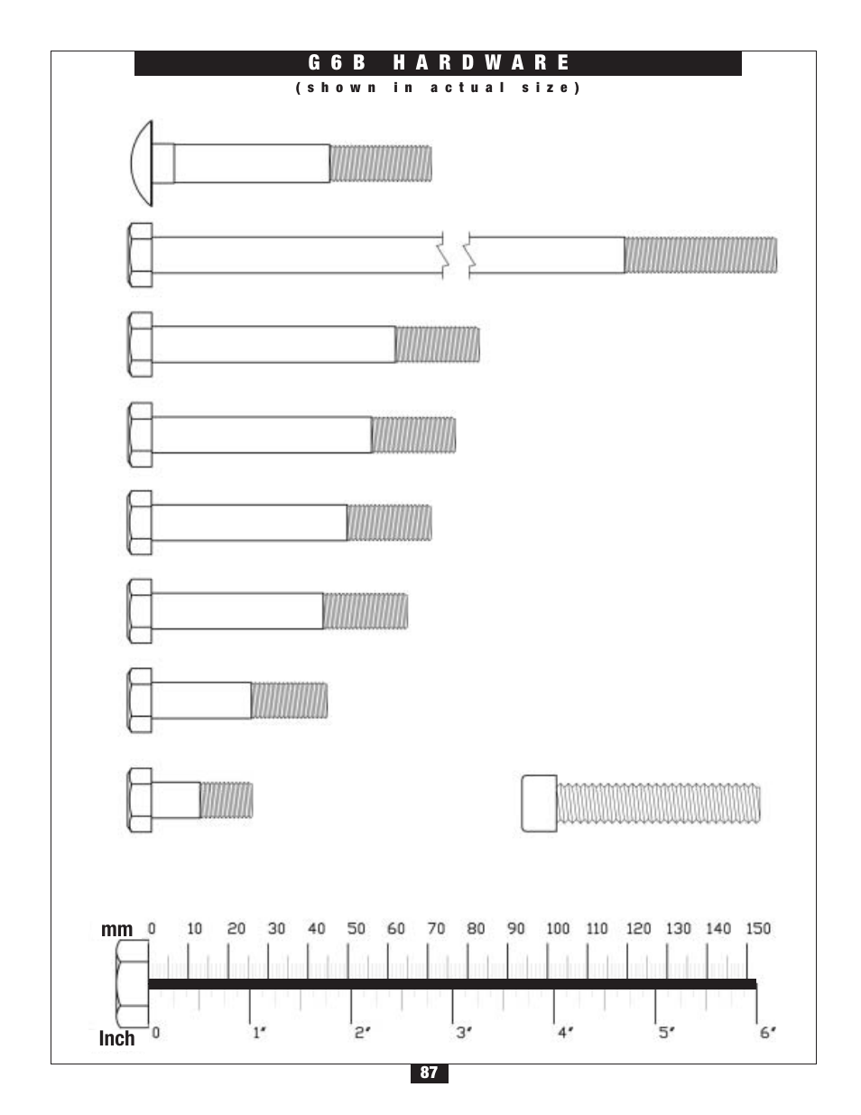 Body Solid G6B User Manual | Page 87 / 90