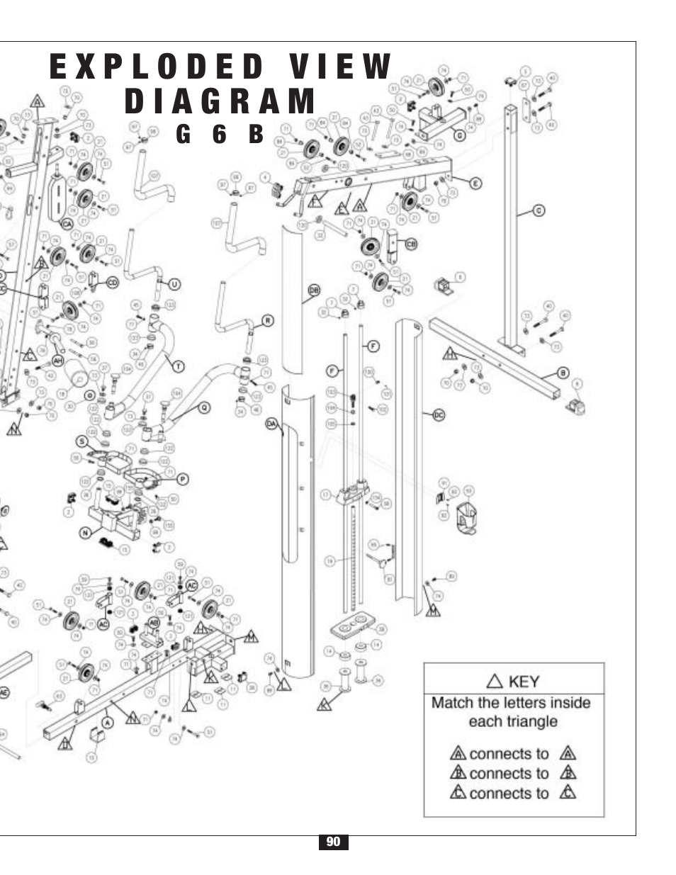 Body Solid G6B User Manual | Page 90 / 90
