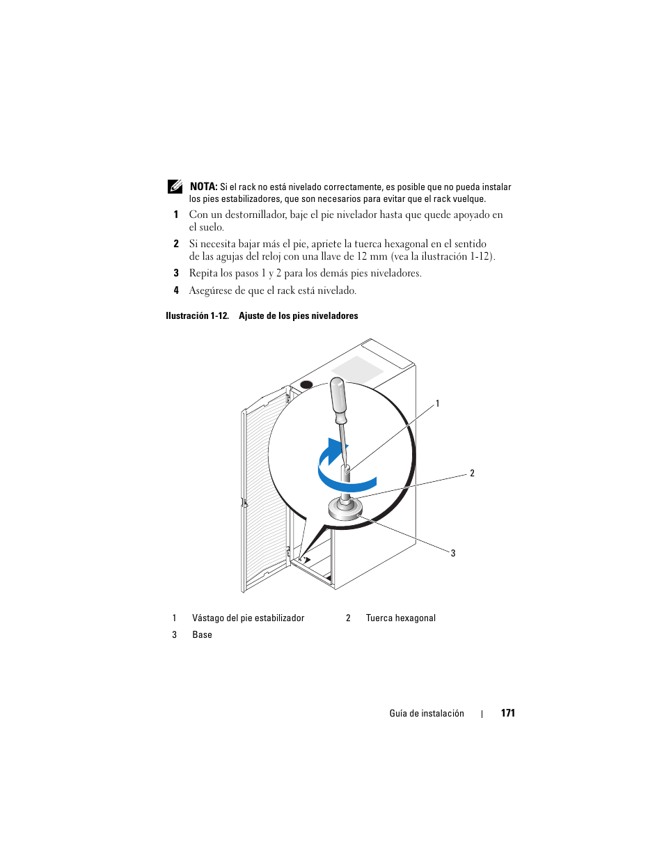 Dell PowerEdge Rack Enclosure 4220 User Manual | Page 173 / 186
