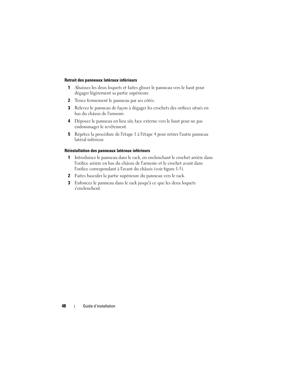 Dell PowerEdge Rack Enclosure 4220 User Manual | Page 50 / 186