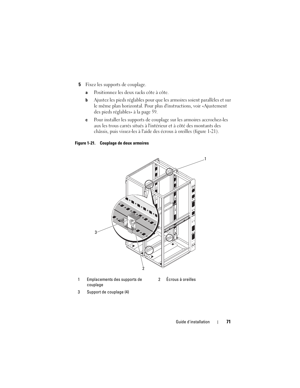 Dell PowerEdge Rack Enclosure 4220 User Manual | Page 73 / 186