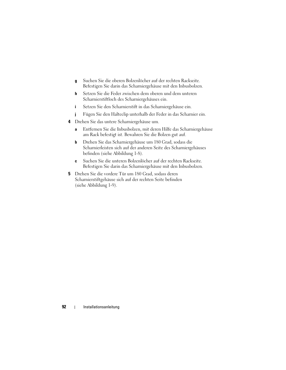 Dell PowerEdge Rack Enclosure 4220 User Manual | Page 94 / 186