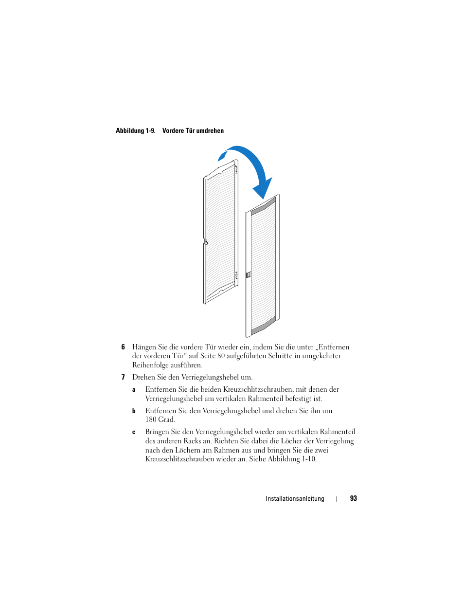 Dell PowerEdge Rack Enclosure 4220 User Manual | Page 95 / 186