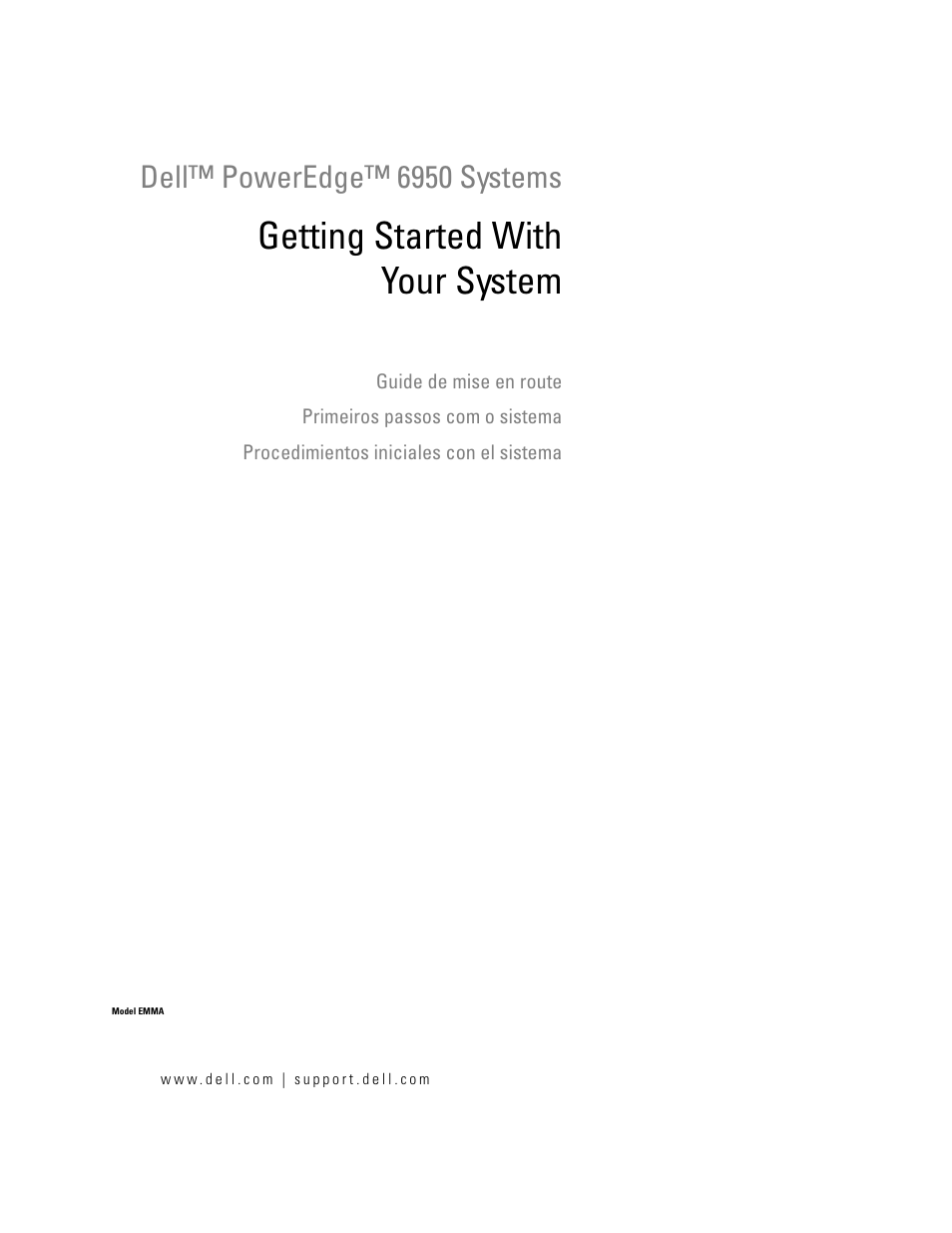 Dell PowerEdge 6950 User Manual | 42 pages