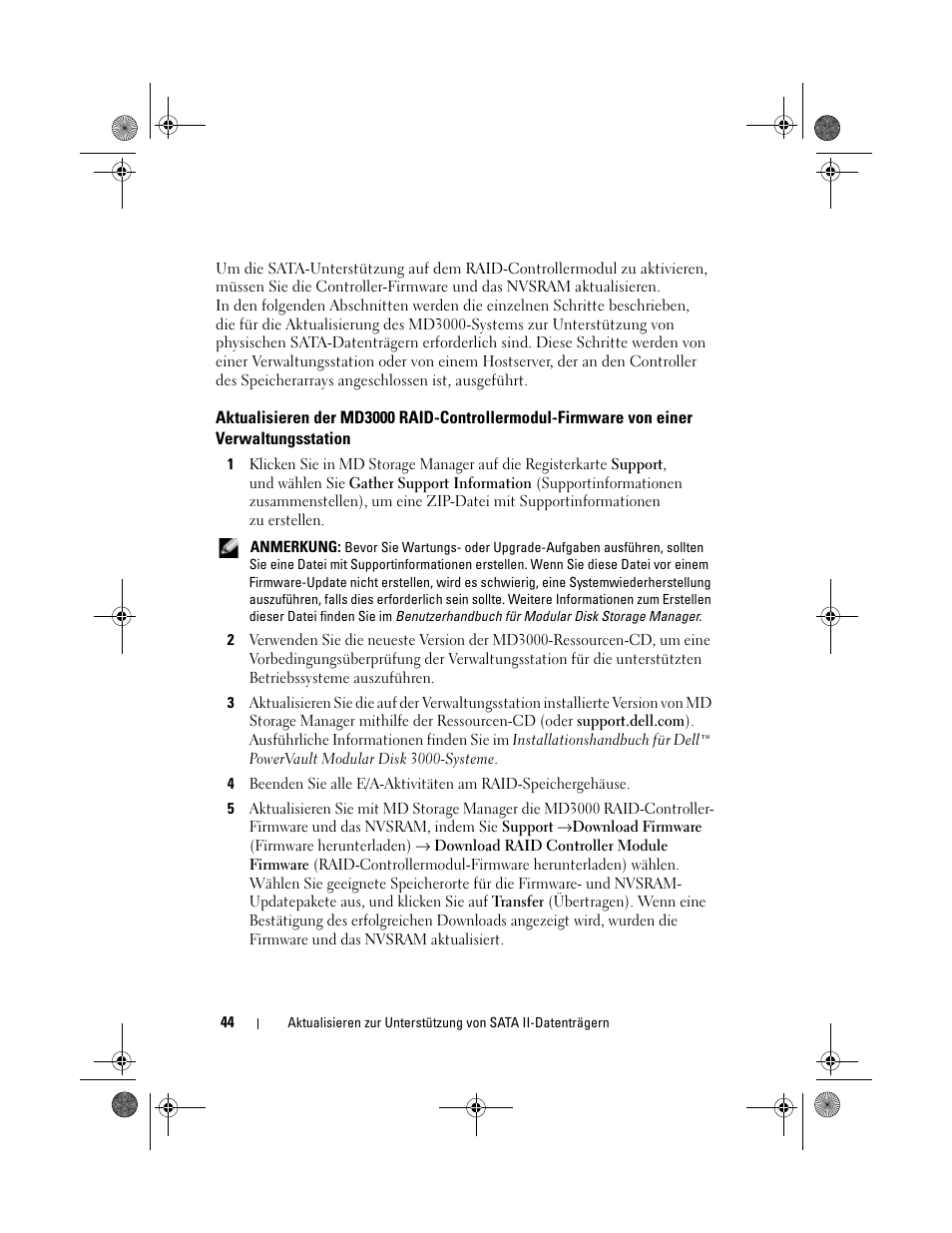 Dell PowerVault MD3000 User Manual | Page 44 / 92
