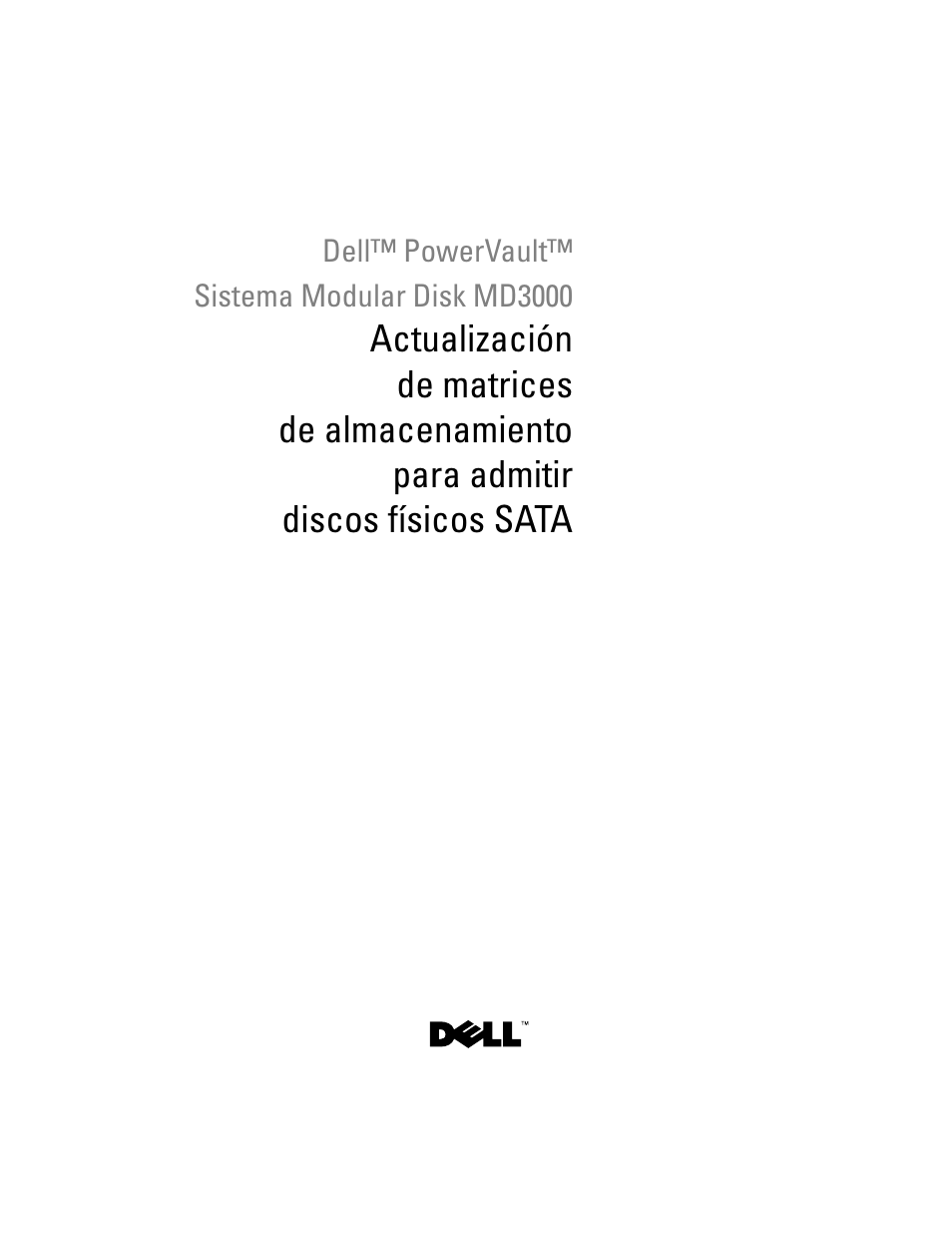 Dell™ powervault™ sistema modular disk md3000 | Dell PowerVault MD3000 User Manual | Page 79 / 92
