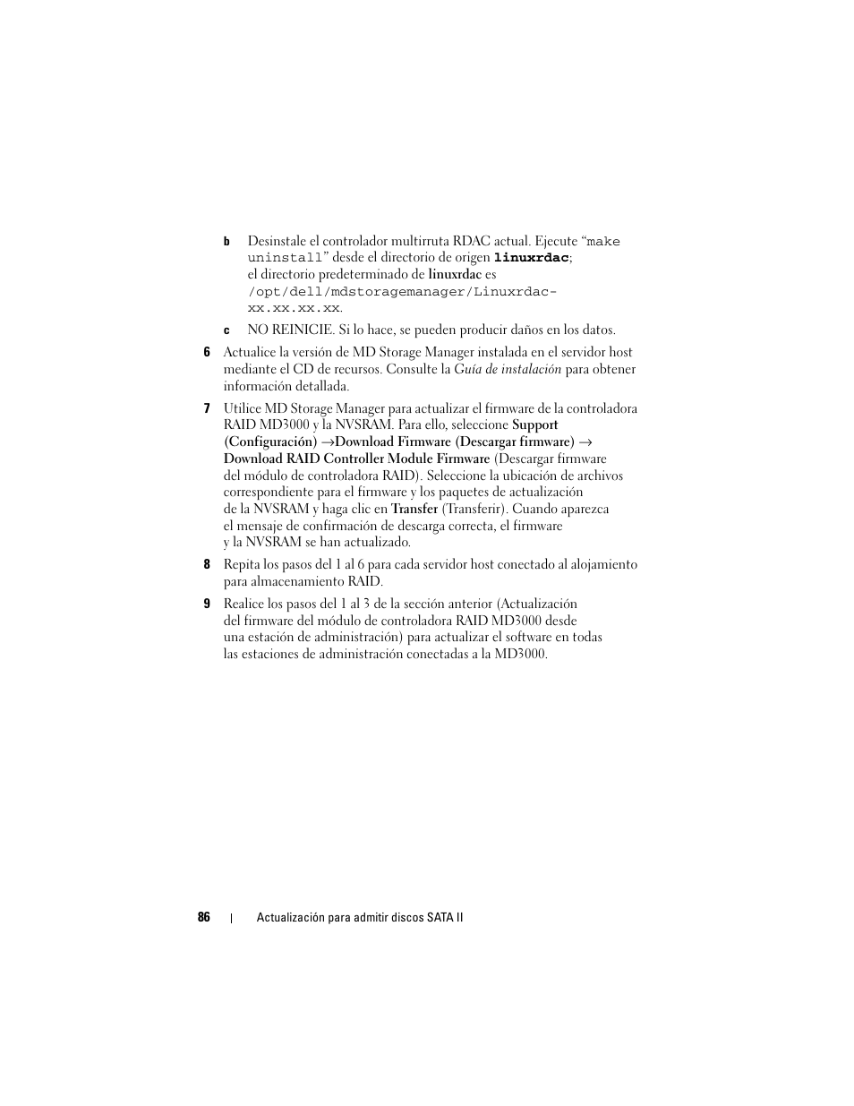 Dell PowerVault MD3000 User Manual | Page 86 / 92